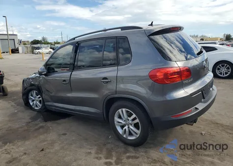 2016 Volkswagen Tiguan S из США, поврежденный, VIN WVGAV7AX6GW515906